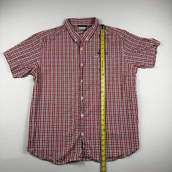 Columbia‎ University of Georgia Bulldogs Short Sleeve Button Down Shirt Mens XL - Picture 2 of 6